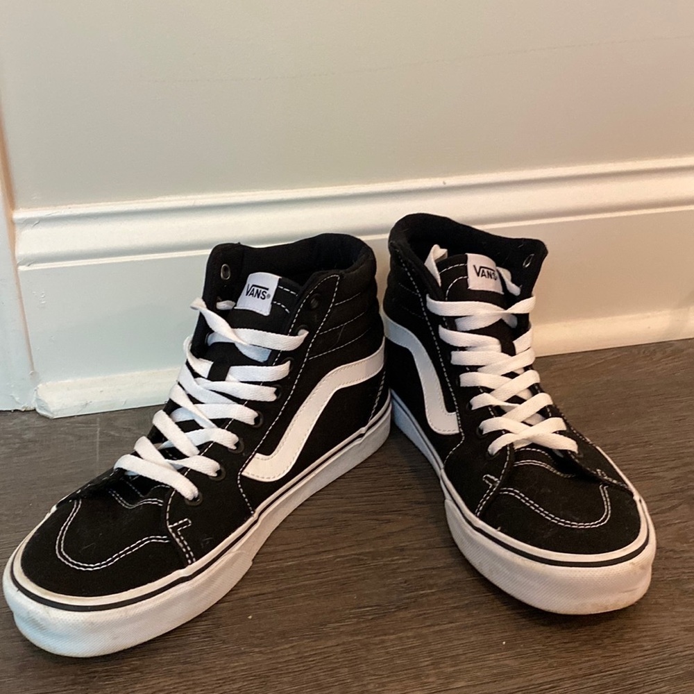 Vans black high tops